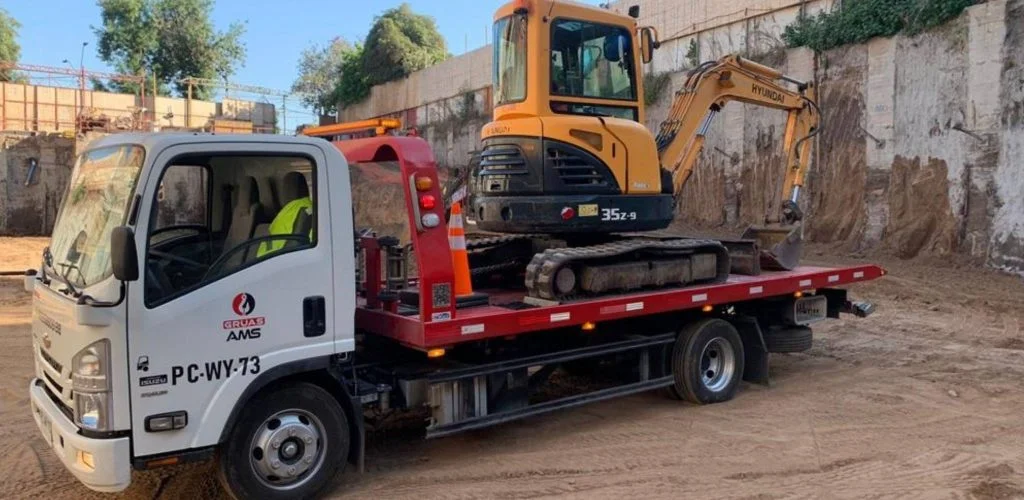 grua para maquinaria pesada